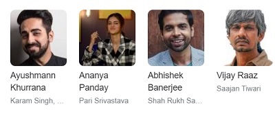 بازیگران فیلم Dream Girl 2 2023 دختر رویایی